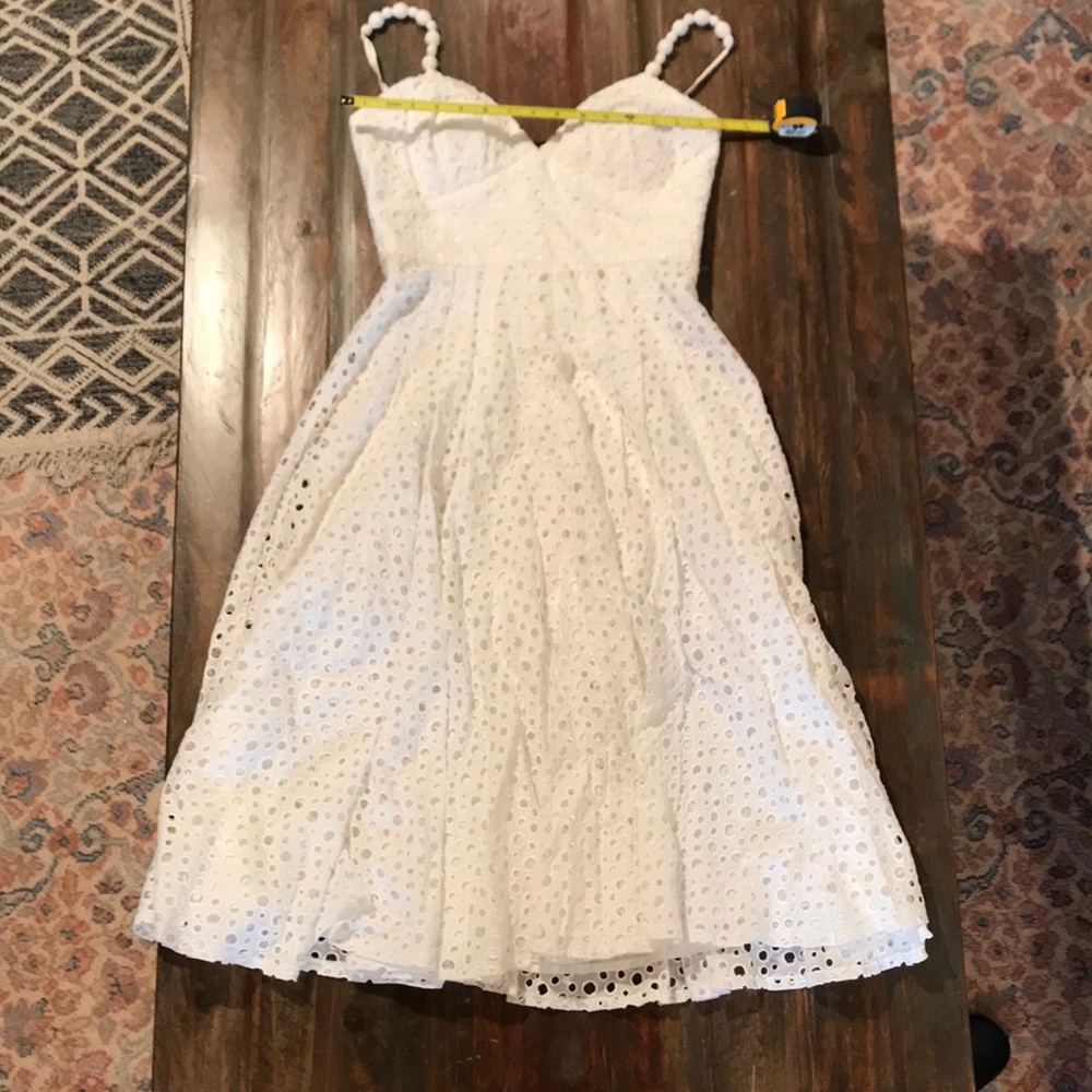 Boston Proper Muse eyelit white dress